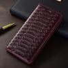 Etui z klapką Dla OPPO Reno15 Reno 15F 15 Pro Max 5G Wzór wężowy Magnetyczne Pokrowiec Skóra bydlęca Prawdziwa skóra Kieszonka na karty Portfel Pokrowce
