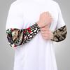 1Pc Arm Covers Flower Cooling Arm Tattoo Sleeve Uv Protection Cycling Gloves Unisex Sunscreen Sleeve Sunscreen Arm Warmers
