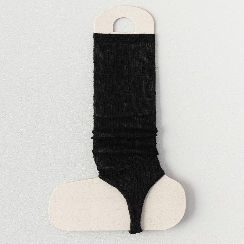 Women's Summer Ballet-Style Calf Slouch Socks - Japanese Slouch, Breathable, Sun Protection, Leg Slimming, Miu Style