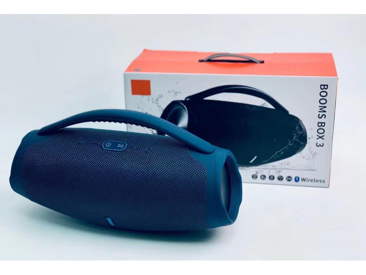 

BOOMS BOX3 War God 3rd Gen Portable Bluetooth Speaker with Card Slot & Heavy Bass With Paper Diaphragm королівський синій колір