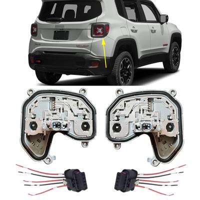 Jeep Renegade 2015 için 2016 2017 2018 Araba Arka Kuyruk Işık Fren Lambası Tutucu Soket Kablo Kablo Demeti
