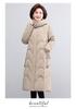 Women's Winter Long Down Cotton Jacket: Over-the-Knee, Mid-Aged & Elderly, Plus Size Thickened Padded Coat