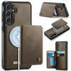 For Samsung Galaxy S23 FE Magnetic Case CASEME ME80 Series Leather PC TPU Phone Cover with Detachable Wallet