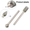 Precision Grinding Bits Emery Carving Tools For Small Projects 46 Silver Precision Grinding For Glass Versatile Application