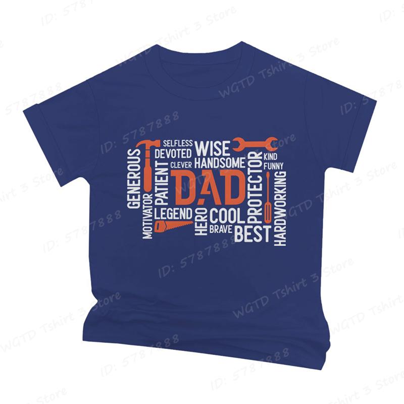 Dad The Man The Myth Daddy The Legend Tshirts Mens Summer Casual Short Sleeved Tees Tops Fathers Day Tshirt Funny Dad Shirt