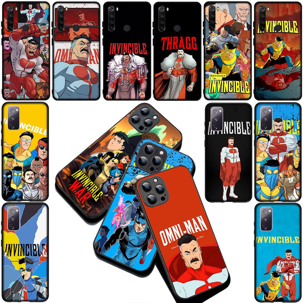 Omnis I-Invincibles Man Silicone Cover for Samsung Galaxy S25 S24 S23 FE Ultra Plus S7 Edge S25+ S24+ A56 5G + Coque Phone Case