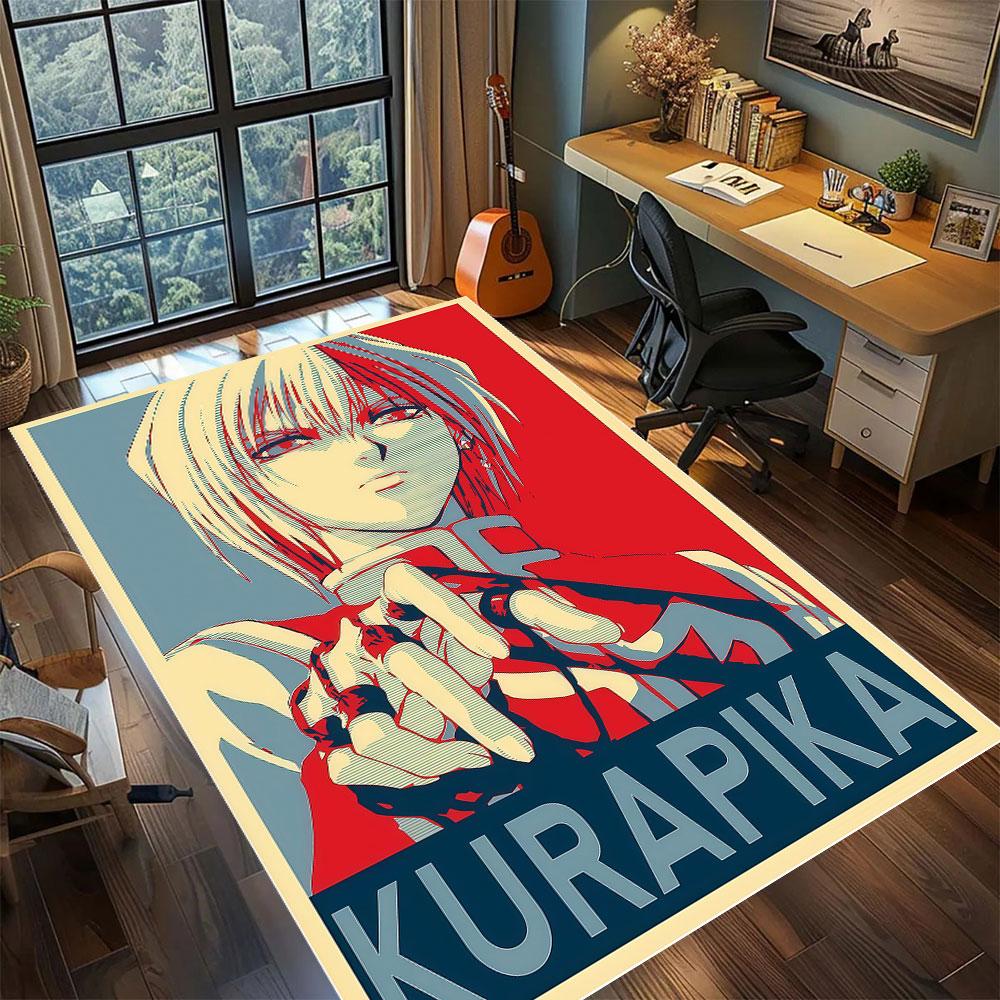 Hunter anime character Carpet for Living Room Bedroom Home Decor Cool Movie Mat Play Floor Mat
