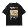 T-shirt Grafica One Piece Luffy ACE Anime Tee Uomo Moda Estiva 2026 Oversize Street Casual Y2K Top Abbigliamento Streetwear
