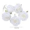 5Pcs 10cm Silk Rose Heads Artificial Flowers For Wedding Birthday Party Decoration DIY Scrapbook Christmas Home Garden Decor