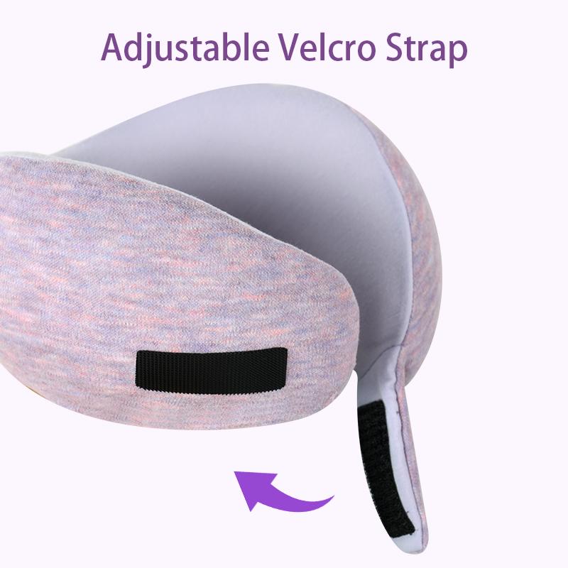 New Arrival Travel Kids Neck Pillow Memory Foam Velcro Strap Compression Fashionable Design Hot Selling