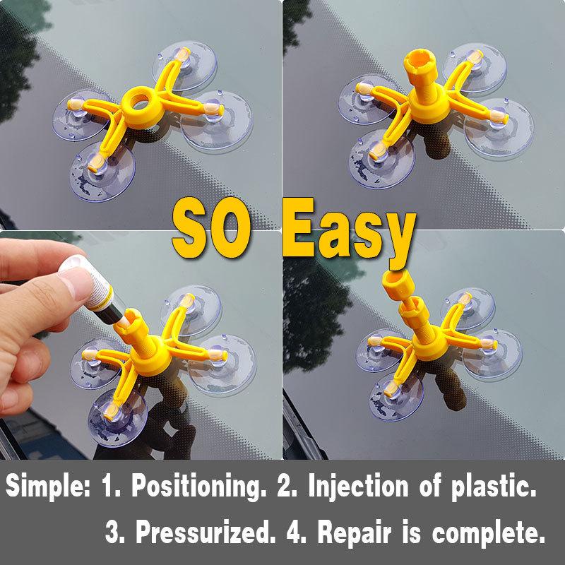 DIY Automobile Windshield Repair Kit Tool Car Glass Repair Resin Glue For Car Crack Windscreen Repair Tool Sets