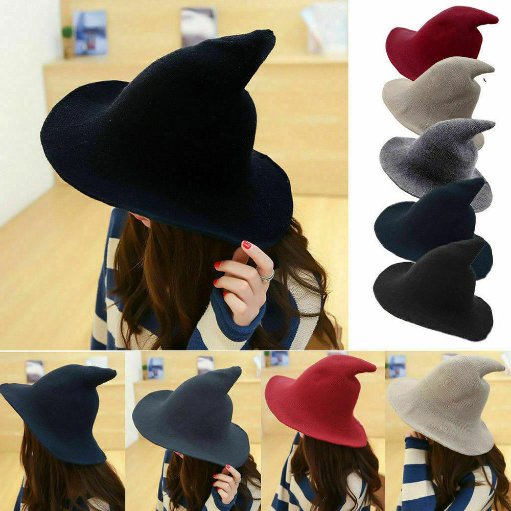 Christmas Hat Y2K Trend Autumn Winter Unisex Harajuku Punk Gothic Knit Cat Ear Little Devil Kawaii Millinery Soft Knit Hat