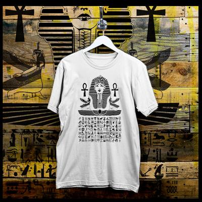 Egyptian T-shirt Egypt Hieroglyphics Ancient Kemet Pharoah Goddess Ankh Tee