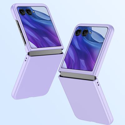 Para Motorola Razr 50 Ultra 5G Capa Skin-Touch Borrachada Capa Dura de PC para Telefone