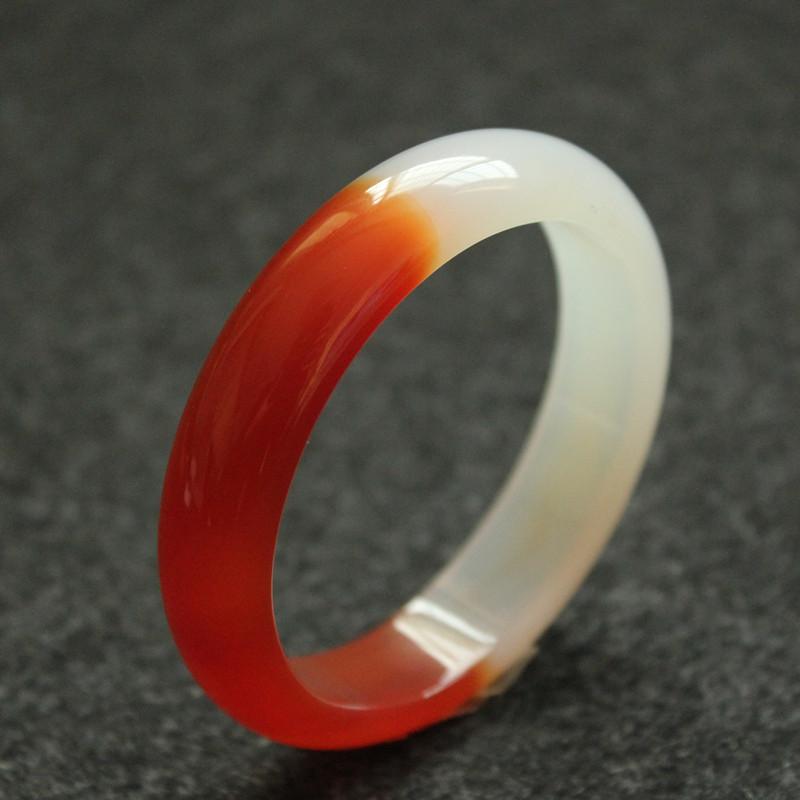 

15 мм натуральный белый халцедон полукрасный плавающий цветочный браслет модный агатовый браслет нефритовый браслет женский подарок 64-66mm