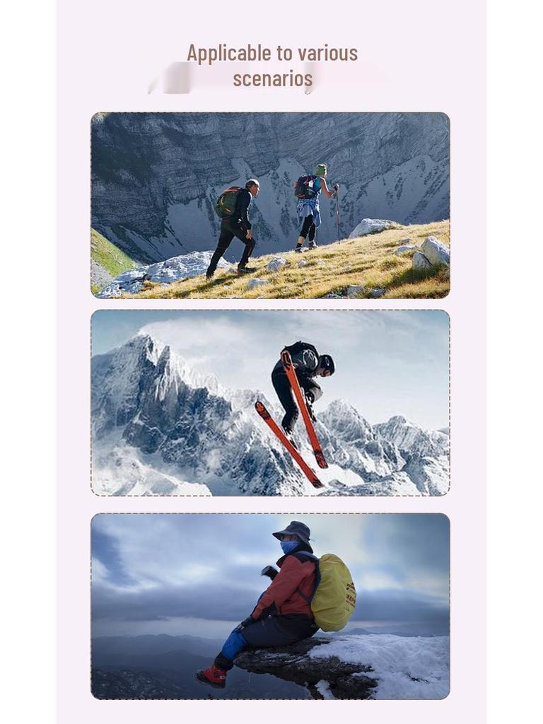 Men's & Women's Merino Wool Hiking Socks - Thick, Warm, Sweat-Absorbent, Breathable, Terry Loop Pile for Mountaineering and Sports