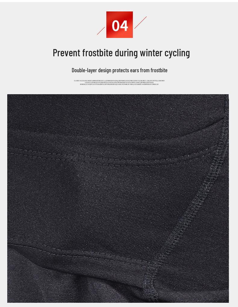 Cross-Border Winter Plus Velvet Warm Balaclava: Anti-Freeze Ski Mask, Cycling Windproof Hood, Neck Warmer.