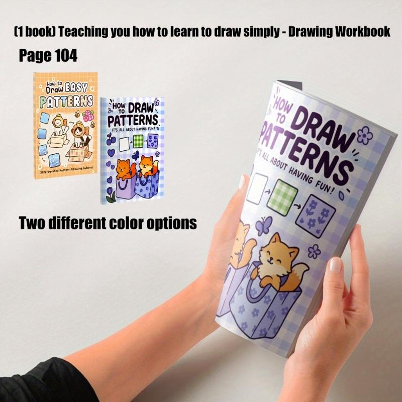 Beginner Sketching Workbook Educational Fun Coloring Book Step by Step Drawing Tutorial Book For Toddler Children Adult