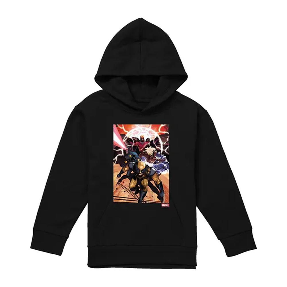 X-Men Childrens/Kids Team Attack Pull Over Hoodie