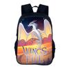 Mochila Kinder Tasche Wings of Fire Rucksack Schule Schüler Taschen Reißverschluss Buchtaschen Wings of Fire Laptop Kindergeburtstagsgeschenk