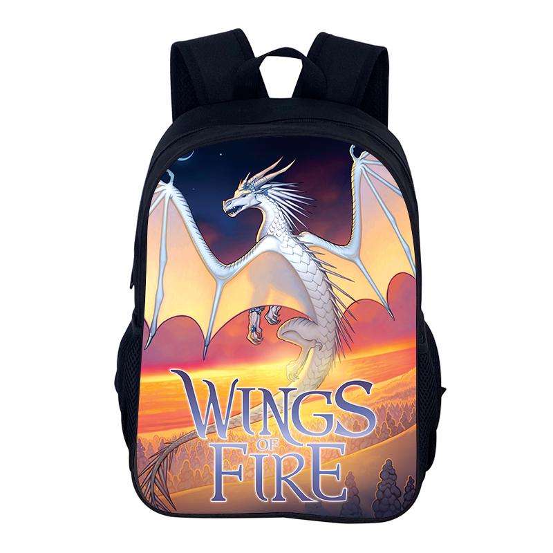 Mochila Kinder Tasche Wings of Fire Rucksack Schule Schüler Taschen Reißverschluss Buchtaschen Wings of Fire Laptop Kindergeburtstagsgeschenk