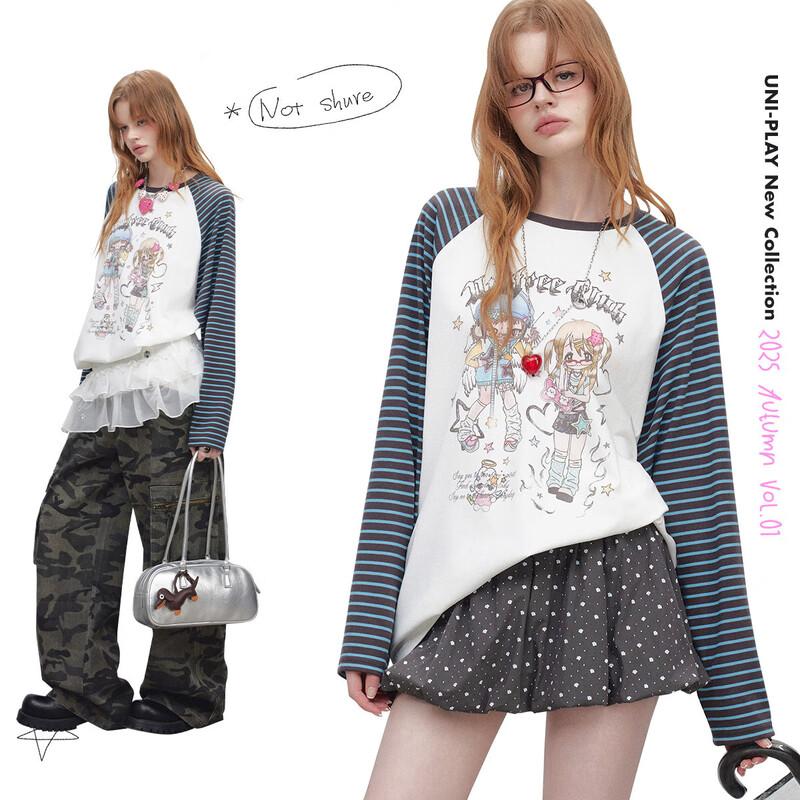 UNIFREE  Suffocating Nightmare  Retro Anime T-shirt L