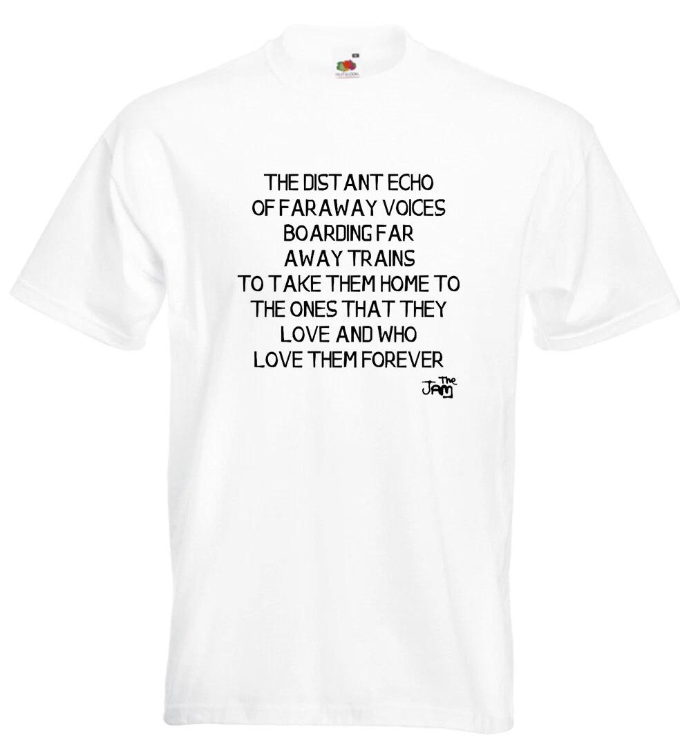 The Jam Down In The Tubestation T Shirt Paul Weller WHITE Size XL 2XL