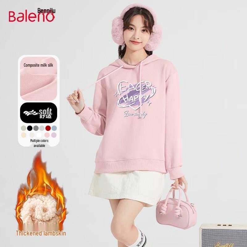 

Baleno Women s Plush-Lined Hooded Sweatshirt L