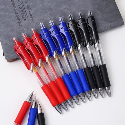 Signature Pen Simple Black Red Blue Stationery Supplies for Students Office
