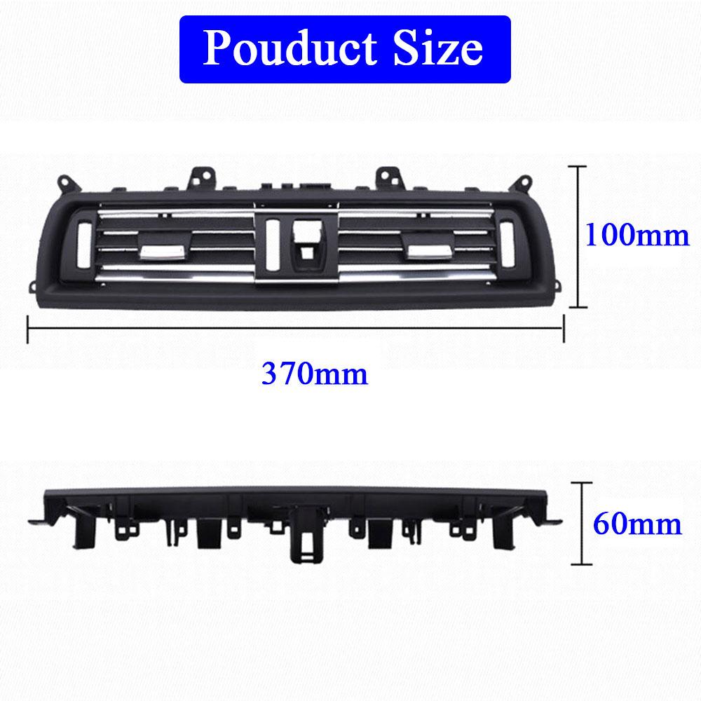 RHD Rechtslenker, verchromtes Klimaanlagen-Entlüftungsauslassgitter, Ersatz für BMW 5er F10 F11 F18 520 523 525 528