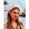 Fashion Glowing Crown Light Up Headband with Color Change LED Hairband Party Cosplay Hair Accessories