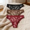 Seamless No Show Thong for Women Milk Cow Print Stretch Breathable Underwear Sexy