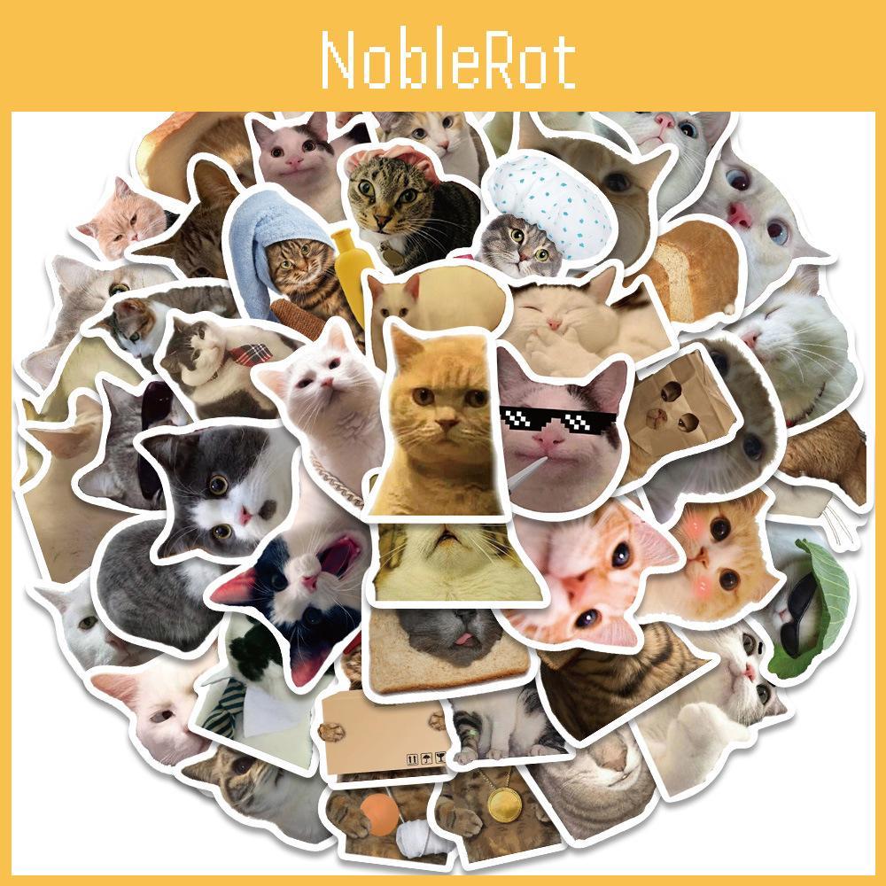 Adorable Cat Graffiti Decals 50 Stickers For Laptops Suitcases Toys And Phones. Waterproof!