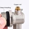 User Friendly Heating System Valves  with Temperature Resistance High Efficiency Radiator Valves for Long Term Use