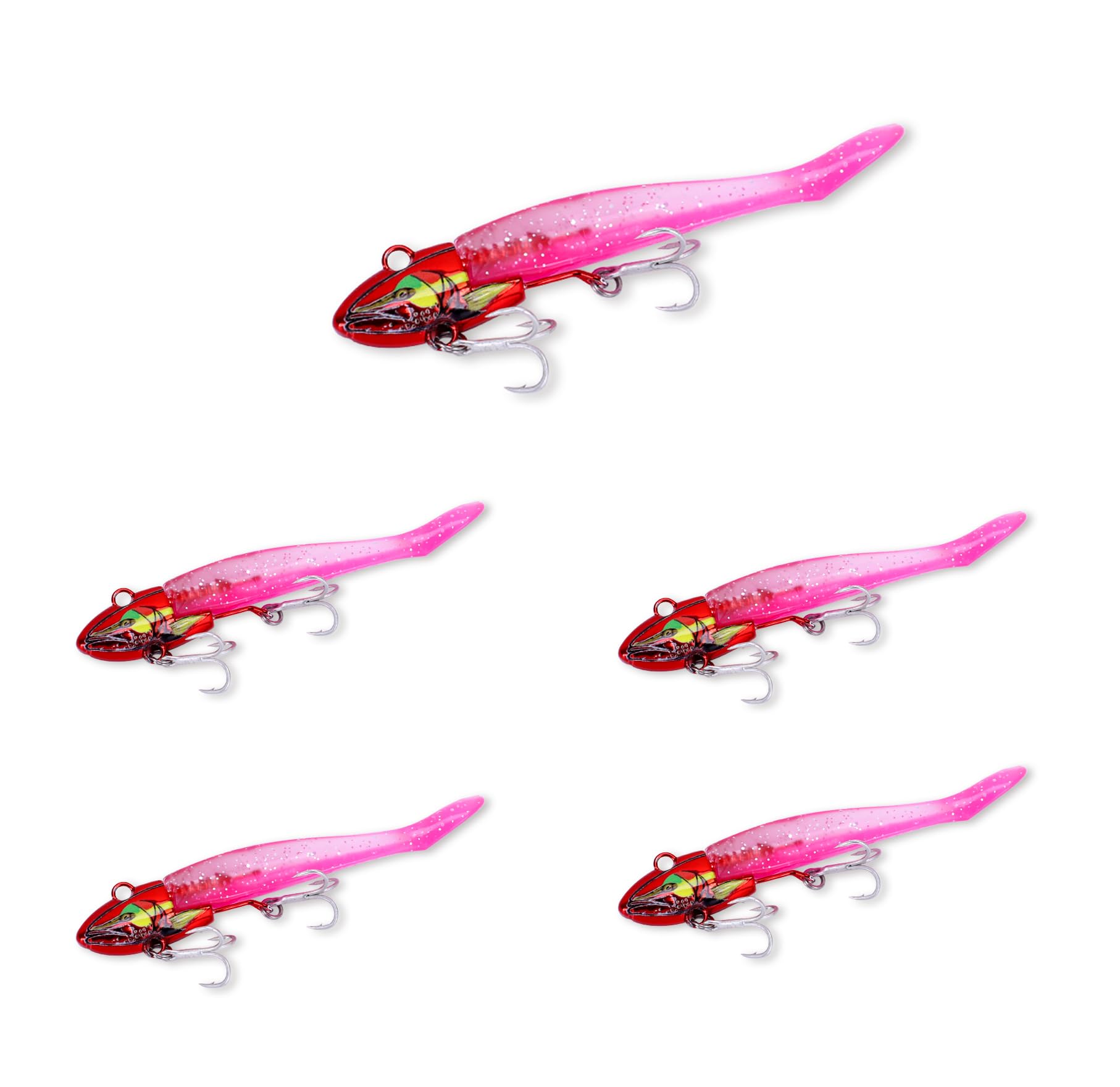 

KAJIKI Vibration Jig Head Set VIB JIG for Sea Jig Shad and Metal Vibration Shad and Shad Body KVJ-10 Bass, Flounder, Worms, Heads, Worms, Bluefish.