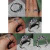 Exquisite Luxury Square Ring With White Gold Plated Rhinestones For Elegant Women