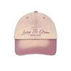 Women Men Baseball Cap, Vintage Denim Hat Embroidery Letters Gradient Color Adjustable Sun Visor Hat