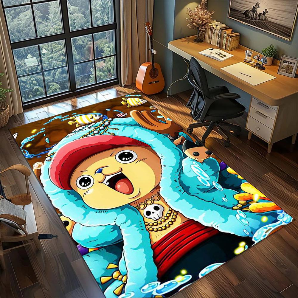 Tony Tony Chopper Area Carpet Daily Home Use, Non Slip Washable Large Area Floor Mat Rug Gamer Bedroom.-TING