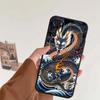 Fashion Dragon Illustration Phone Case For Motorola G85 Edge 50 G24 G35 G14 G04 40 G72 G34 G G54 G13 G32 5G Black