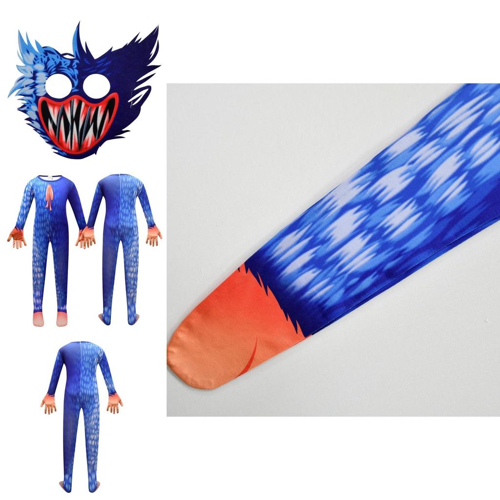Kids Huggy Wuggy Poppy Playtime Cosplay Costume For Parties And Events