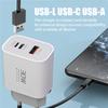30W USB Type C Travel Charger For iPhone iPad Samsung Xiaomi Tablet Laptop Universal USB-C Fast Charging Chargers EU/US/UK Plug