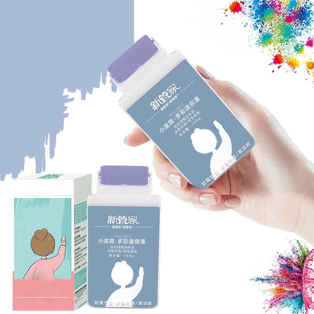 

Крем для ремонта стен Валик Паста для ремонта стен Валик Маленький валик Кисть для заделки стен Маленькая кисть-валик Настенная латексная краска королевский синий