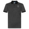 Manchester City FC Mens Striped Polo Shirt