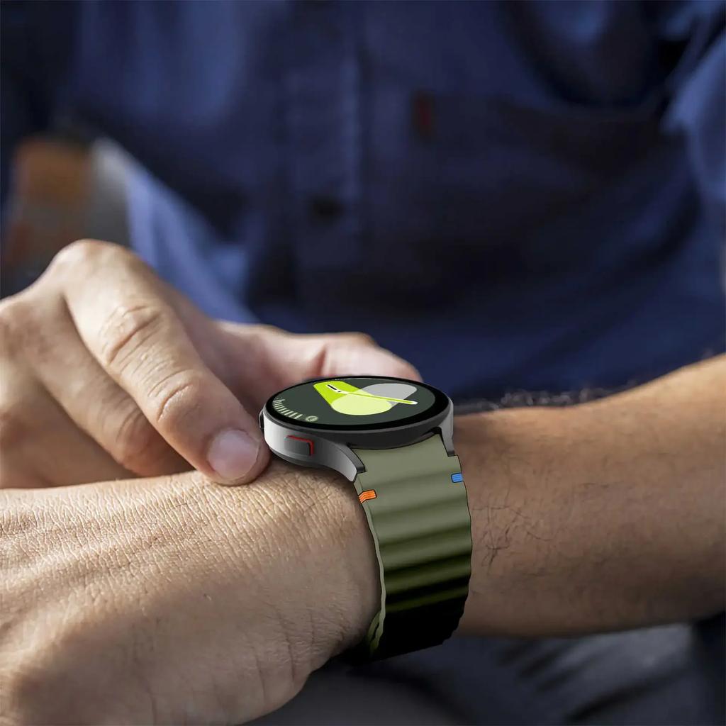 Original Band for Samsung Galaxy Watch 7/FE/5 Pro/6/4 Classic 44mm 40mm Silicone Sport Belt Bracelet Correa Galaxy Watch 7 Strap