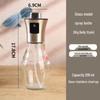 Press-Type Stainless Steel Olive Oil Spray Bottle for Kitchen & BBQ