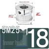 5M25T Quick-Lock Aluminum Timing Pulley with 25 Teeth