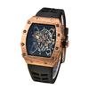 2025 Sports Wine Barrel Quartz Watch Fashion Men's Watch