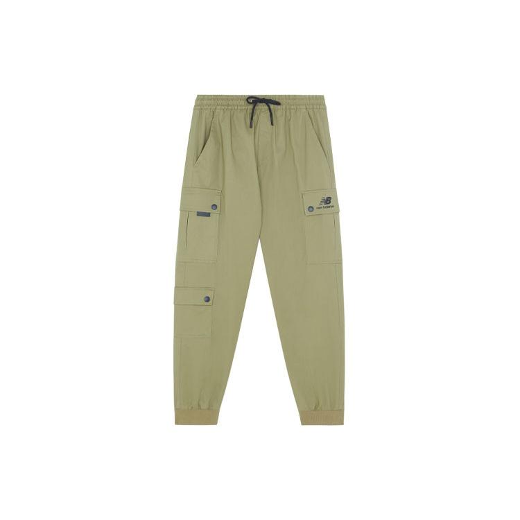 New Balance Logo Pocket Cargo Pants Asia Sizing Khaki Men s AMP13389-OV XL