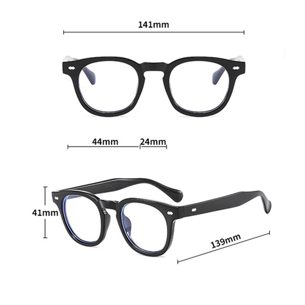 Blue Protection Optical Glasses Computer Eyeglasses Anti-blue Light Glasses Men Polygon Eyewear
