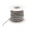 10meters/roll 1.5/2/2.4mm Beaded Ball Stainless Steel Chain Bulk Chains for DIY Necklaces Bracelet Keychain Jewelry Making